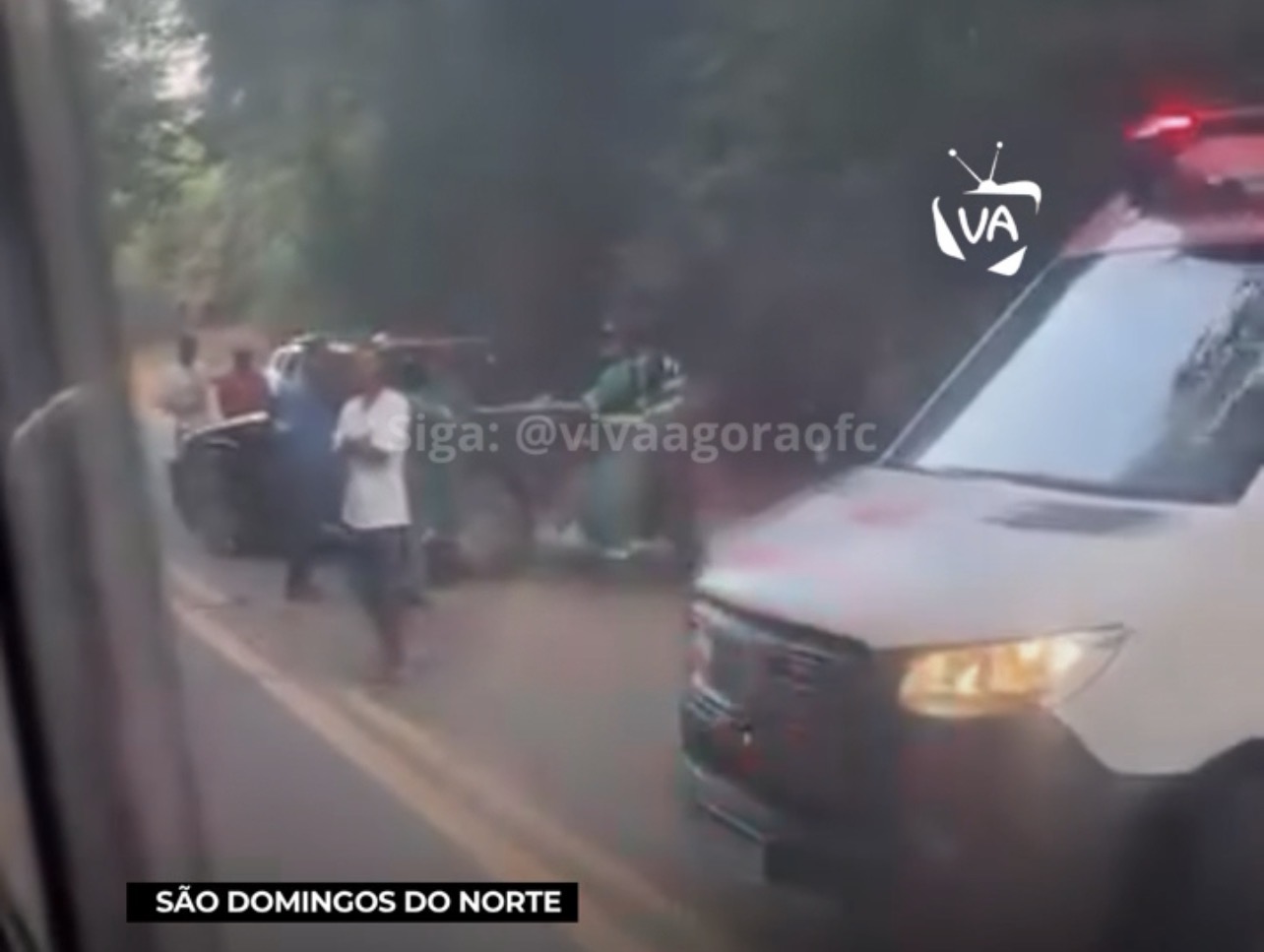 Grave colisão entre moto e caminhonete deixa uma vítima fatal na ES-137, em São Domingos do Norte