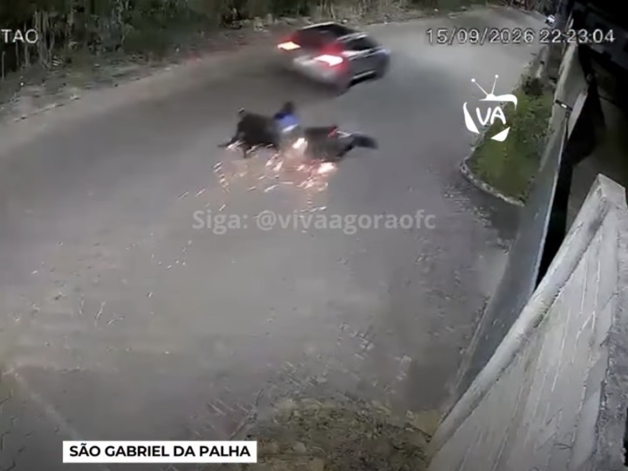 Tentativa de roubo termina com fuga de suspeitos e apreensão de motocicleta em São Gabriel da Palha